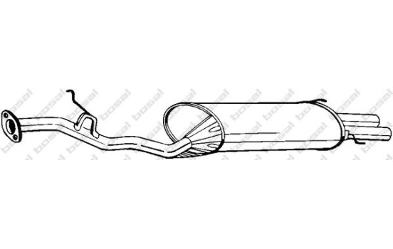 Silencieux arrière 281-861 Bosal, Image 2