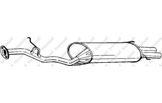 Silencieux arrière 281-861 Bosal