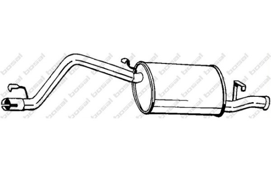 Silencieux arrière 282-179 Bosal