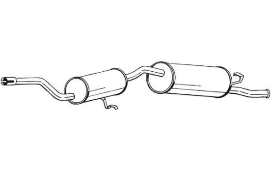 Silencieux arrière 282-225 Bosal, Image 2