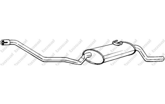 Silencieux arrière 282-391 Bosal