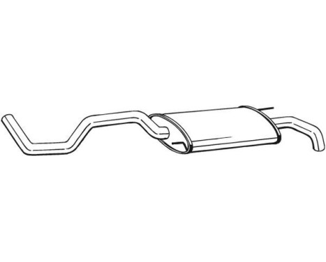 Silencieux arrière 282-471 Bosal