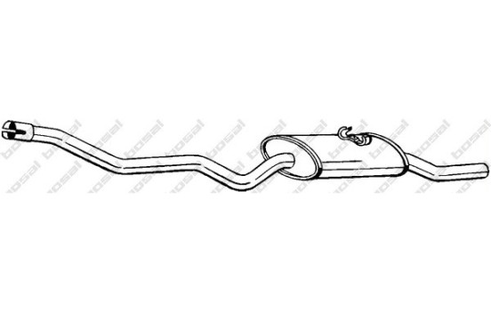 Silencieux arrière 282-727 Bosal