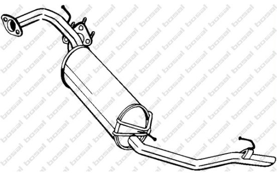 Silencieux arrière 282-911 Bosal