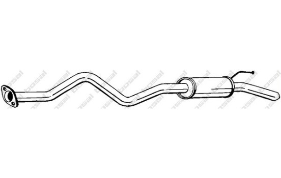 Silencieux arrière 282-957 Bosal