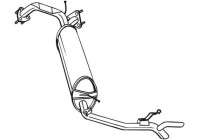 Silencieux arrière 282-963 Bosal