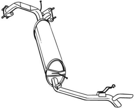 Silencieux arrière 282-963 Bosal