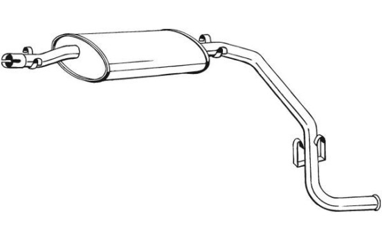 Silencieux arrière 283-685 Bosal, Image 2