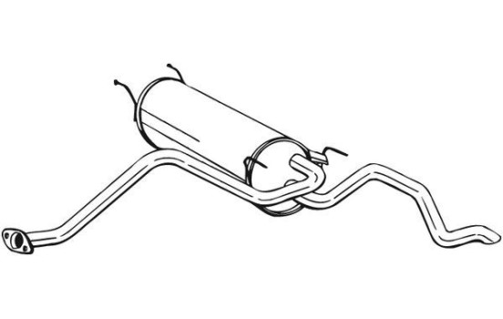 Silencieux arrière 283-869 Bosal, Image 2