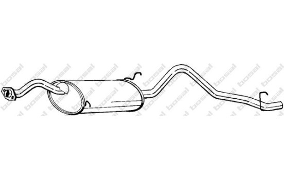 Silencieux arrière 284-709 Bosal, Image 2