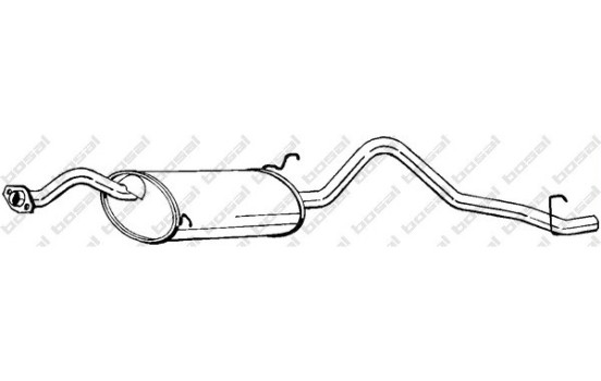 Silencieux arrière 284-709 Bosal