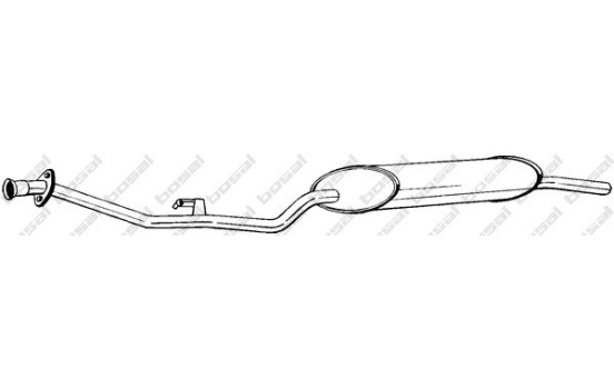 Silencieux arrière 285-099 Bosal