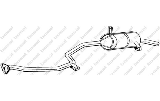 Silencieux arrière 285-777 Bosal
