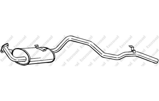 Silencieux arrière 286-013 Bosal
