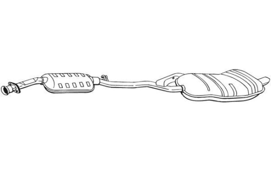Silencieux arrière 286-181 Bosal, Image 2