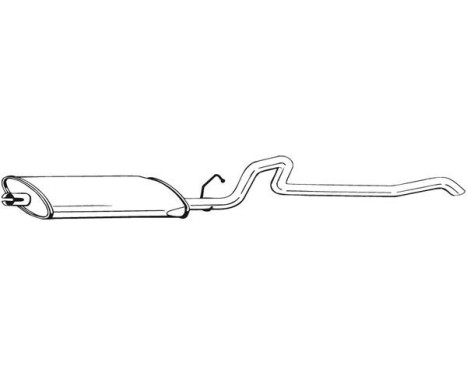 Silencieux arrière 287-183 Bosal