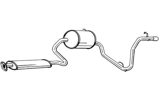 Silencieux arrière 287-203 Bosal, Image 2