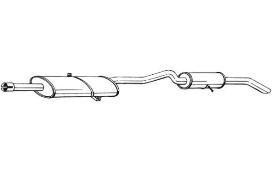 Silencieux arrière 287-333 Bosal, Image 2