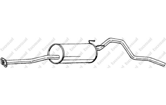 Silencieux arrière 287-407 Bosal