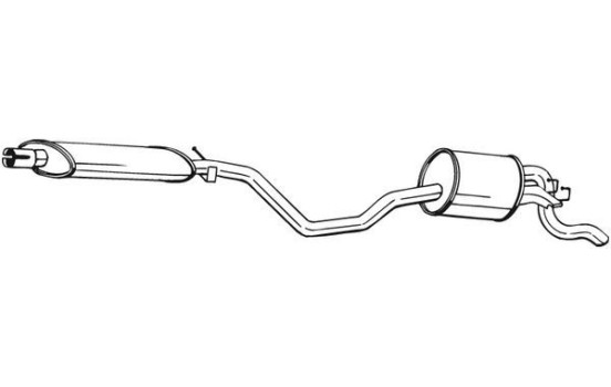 Silencieux arrière 287-867 Bosal, Image 2