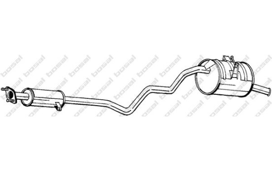 Silencieux arrière 288-055 Bosal, Image 2