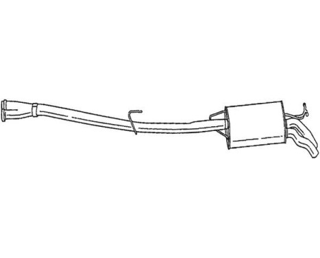 Silencieux arrière 288-475 Bosal
