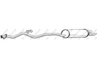 Silencieux arrière 289-151 Bosal