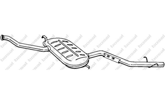 Silencieux arrière 291-221 Bosal
