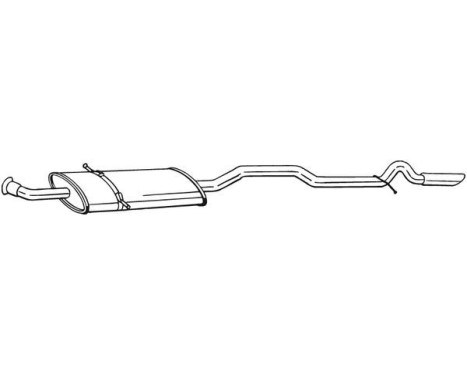 Silencieux arrière 293-003 Bosal
