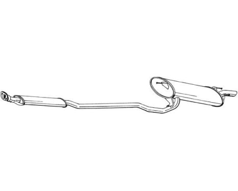 Silencieux arrière 293-033 Bosal