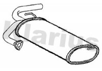 Silencieux arrière