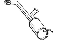 Silencieux central 135-095 Bosal