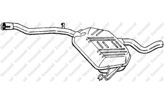 Silencieux central 278-383 Bosal, Image 2