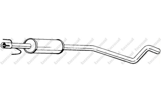 Silencieux central 284-281 Bosal
