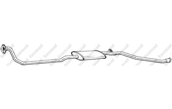 Silencieux central 293-111 Bosal