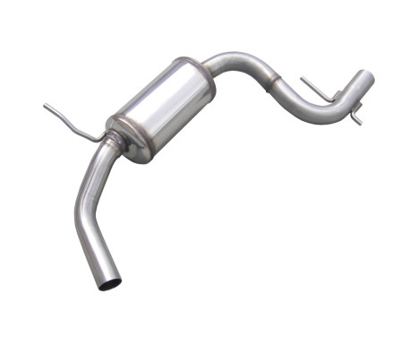 100% acier inoxydable silencieux central Volkswagen Scirocco 1.4 TSI 122hp 2008-