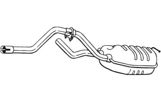 Silencieux arrière 279-597 Bosal, Image 2