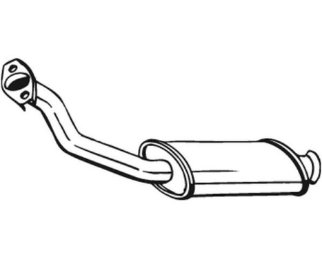Silencieux avant 135-073 Bosal