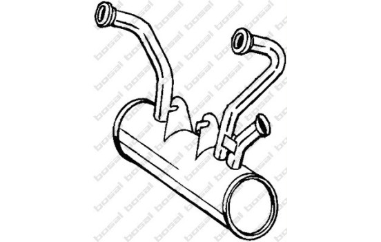 Silencieux avant 135-369 Bosal