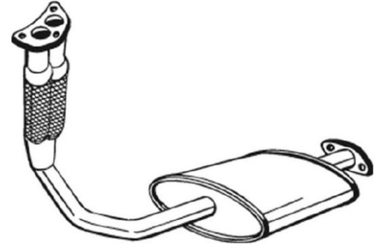 Silencieux avant 154-019 Bosal, Image 2