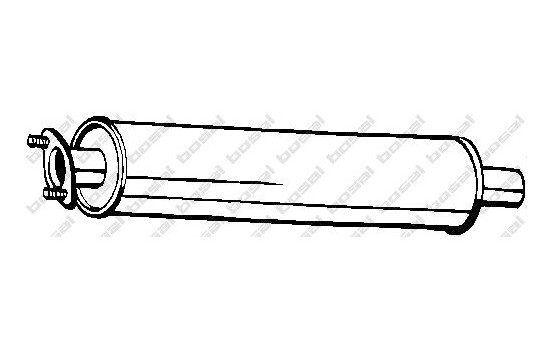 Silencieux avant 154-711 Bosal