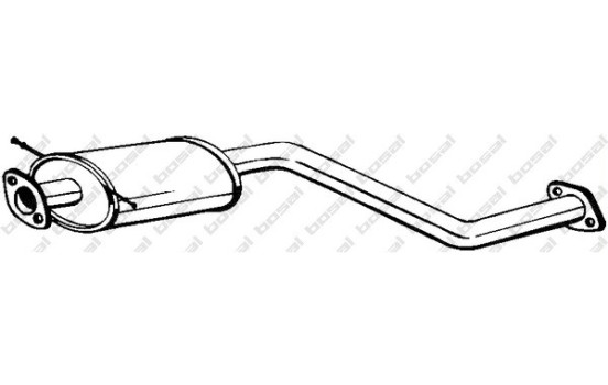 Silencieux avant 169-123 Bosal