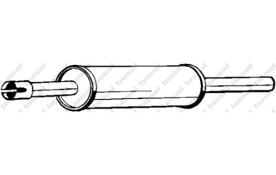 Silencieux avant 233-309 Bosal