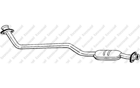 Silencieux avant 282-167 Bosal