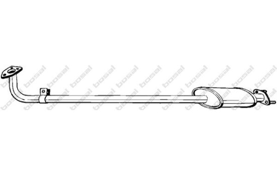 Silencieux avant 283-659 Bosal, Image 2