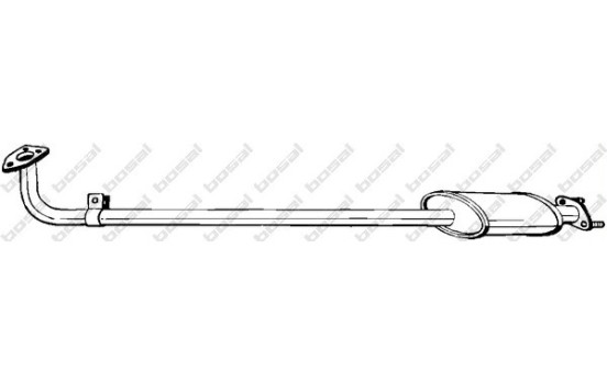 Silencieux avant 283-659 Bosal