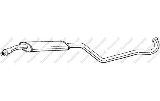 Silencieux avant 284-219 Bosal, Image 2