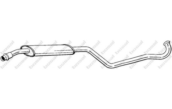 Silencieux avant 284-219 Bosal