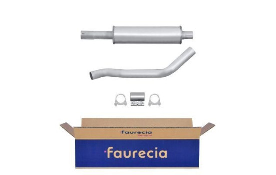 Silencieux avant - Kit Easy2Fit - Ensemble avec pièces de montage
