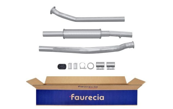 Silencieux avant - Kit Easy2Fit - Ensemble avec pièces de montage